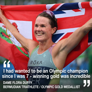 Olympic gold medallist Dame Flora Duffy on making history for Bermuda