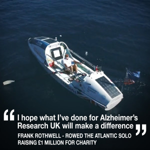 Helen meets 70 year-old Frank Rothwell who raised £1 million rowing the Atlantic solo