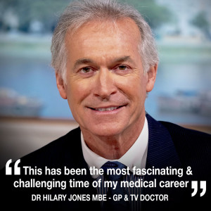 Helen chats to Dr Hilary Jones about life on breakfast TV & his debut novel