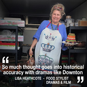 Helen chats to food stylist & culinary history expert Lisa Heathcote - the real-life Mrs Patmore!