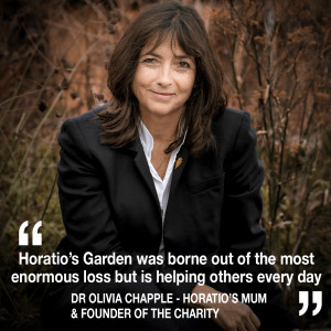 Helen chats to the founder of Horatio’s Garden, Dr Olivia Chapple