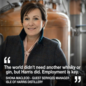 Helen heads to the Outer Hebrides to discover the story of the Isle of Harris Distillery