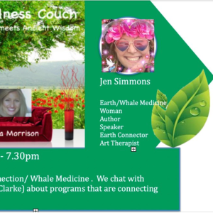 The Wellness Couch,  Episode #110 - Jen Simmons Entrepreneur, Wayapa Wuurrk, Connection to Nature, Country and Wales