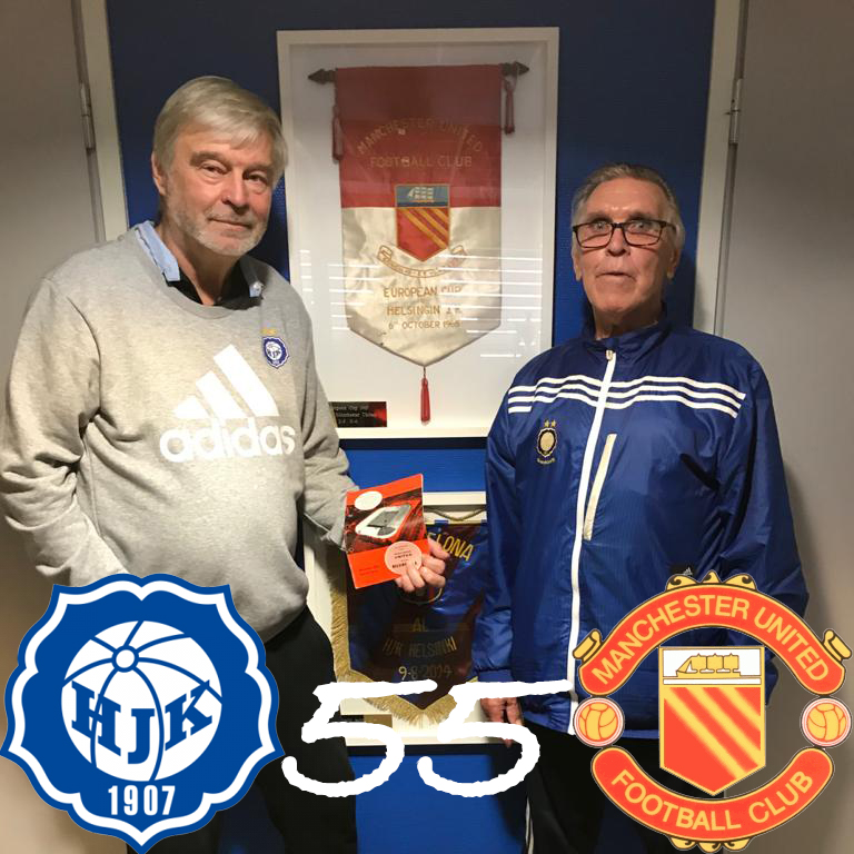 Eurooppa Cup 22.9.1965 HJK - Manchester United - 55 vuotta historiallisesta ottelusta Helsingissä