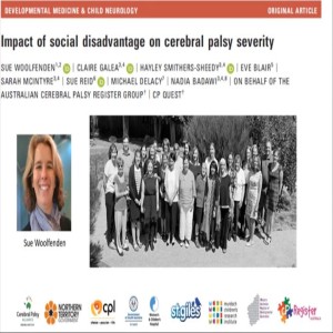Impact of Social Disadvantage on Cerebral Palsy Severity | Sue Woolfenden | DMCN