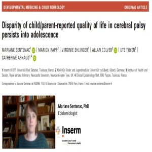 Disparity of Reported Quality of Life in Cerebral Palsy Persists into Adolescence | Sentenac | DMCN