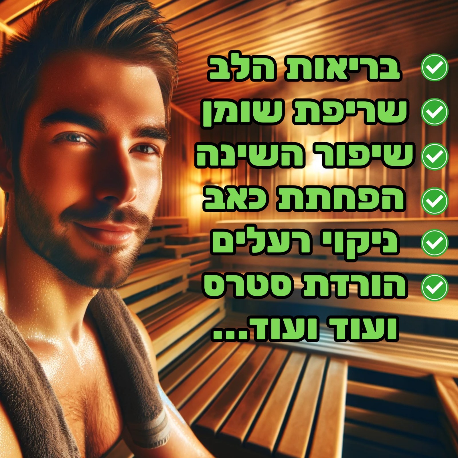 סאונה - פלא בריאותי עם המון יתרונות (חובה להכיר) - ד סאונה - פלא בריאותי עם המון יתרונות (חובה להכיר) - ד