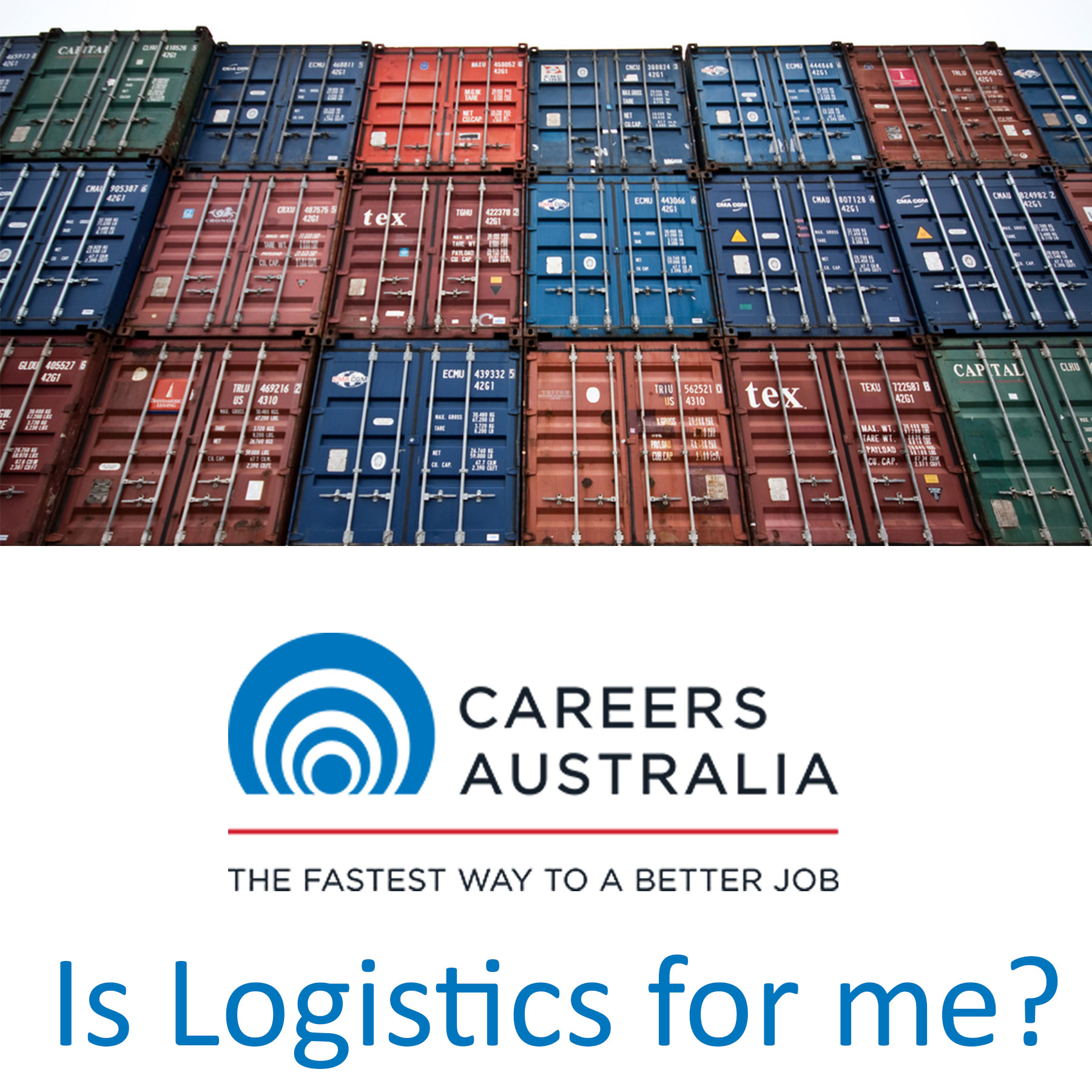 Is Logistics for me, with Careers Australia