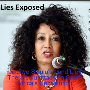 Lindiwe Sisulu’s Land Lie | The Sisulu attack on South Africa’s Constitution