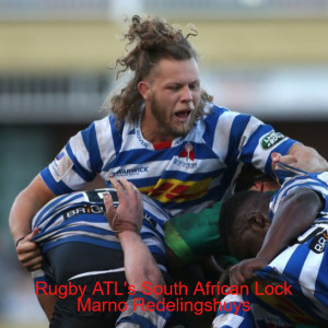 Rugby ATL's South African Lock Marno Redelingshuys