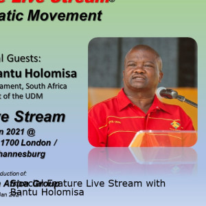 Special Feature Live Stream with UDM MP MG (Ret) Bantu Holomisa