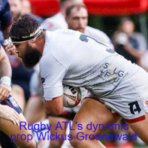 Rugby ATL's dynamic prop Wickus Groenewald