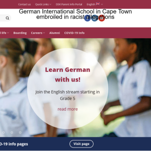 German International School in Cape Town embroiled in racist allegations