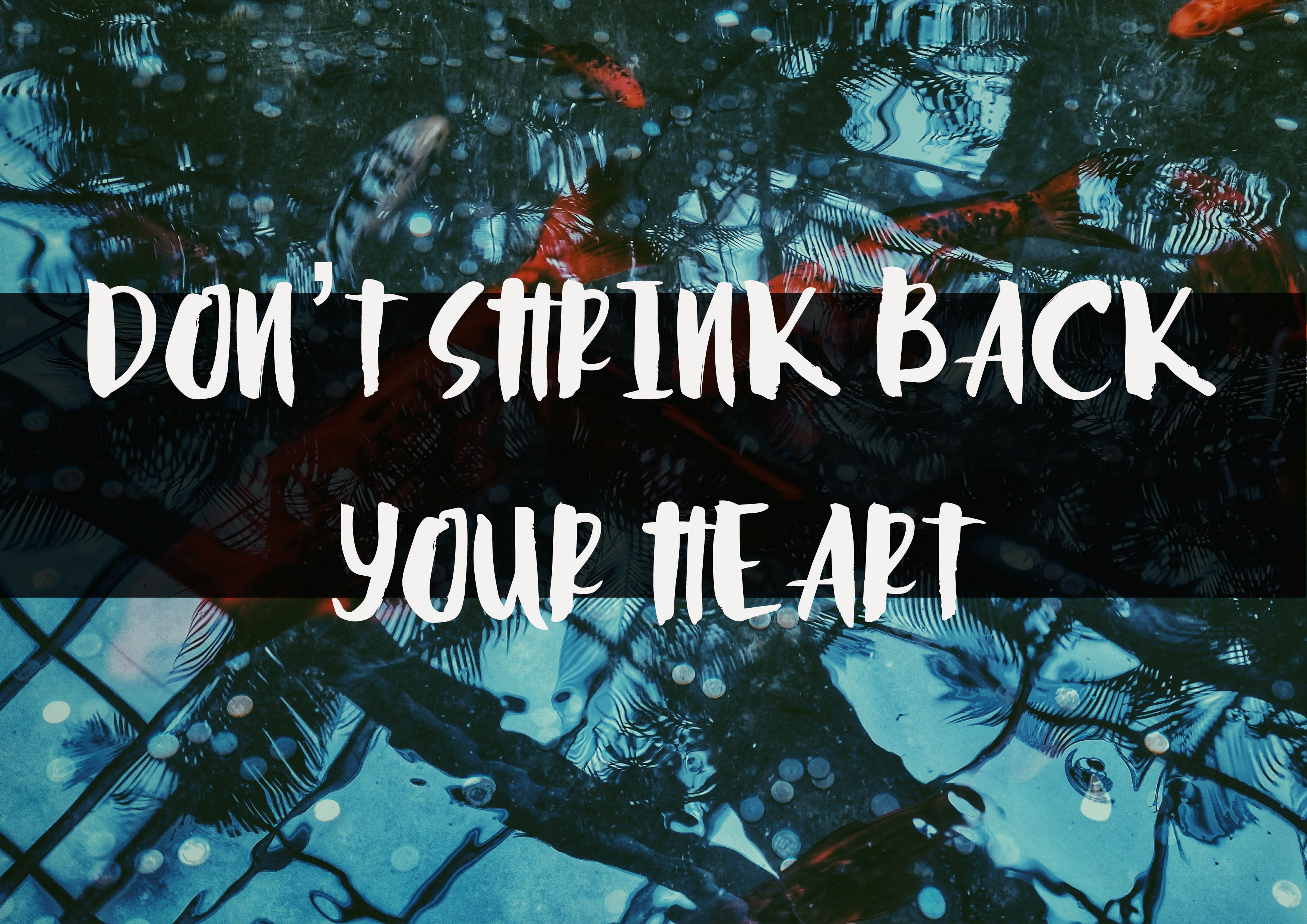 Don't Shrink Back Your Heart