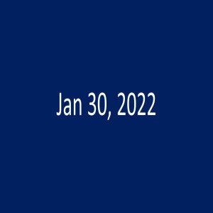 Sunday, Jan 30, 2022