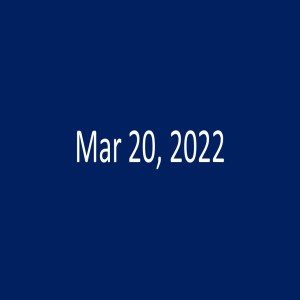 Sunday, Mar 20, 2022