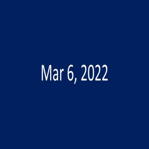 Sunday, Mar 6, 2022