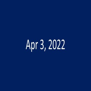 Sunday, Apr 3, 2022
