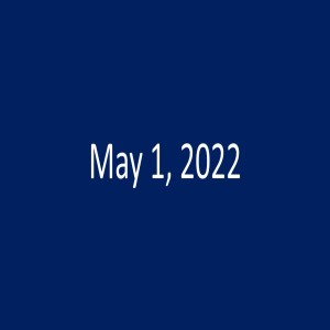 Sunday, May 1, 2022