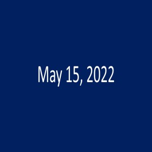 Sunday, May 15, 2022