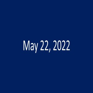 Sunday, May 22, 2022