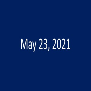 Sunday, May 23, 2021