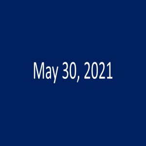 Sunday, May 30, 2021