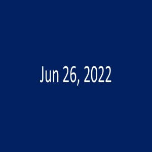 Sunday, Jun 26, 2022