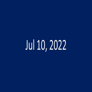 Sunday, July 10, 2022