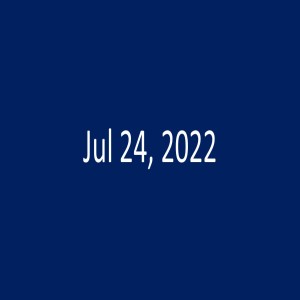 Sunday, July 24, 2022