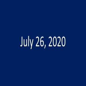 Sunday, July 26, 2020