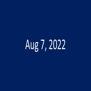 Sunday, Aug 7, 2022
