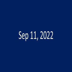 Sunday, Sep 11, 2022