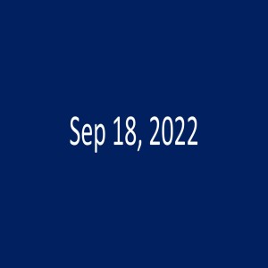 Sunday, Sep 18, 2022