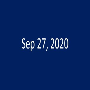 Sunday, September 27, 2020