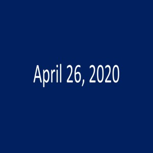 Sunday, April 26, 2020