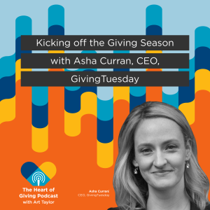 Kicking off the Giving Season with Asha Curran, CEO, GivingTuesday