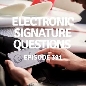 393 | Electronic Signature Questions
