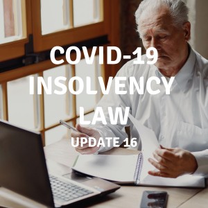 UPDATE 16 | COVID-19 Insolvency Law