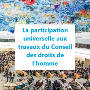 Participation universelle aux travaux du Conseil des droits de l'homme