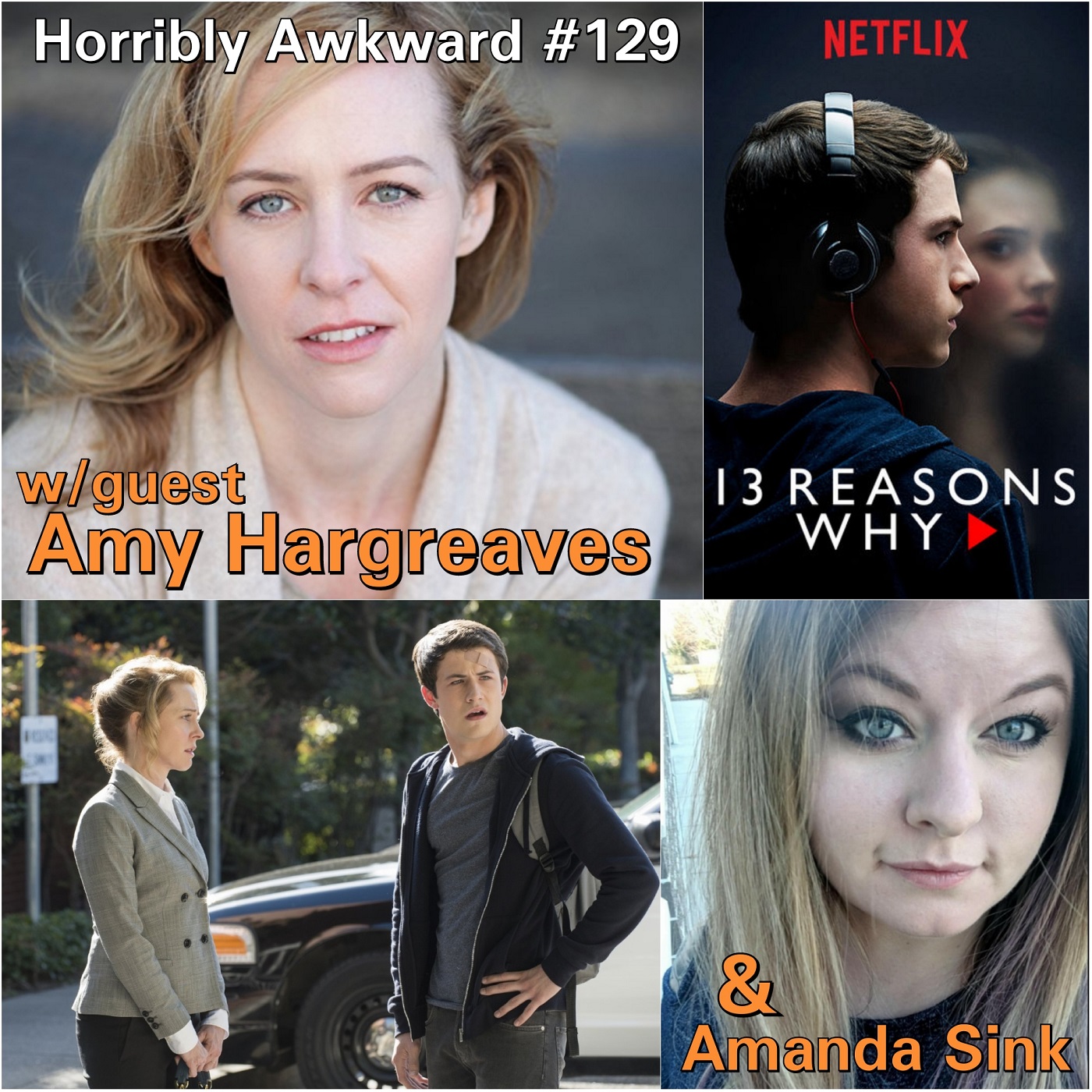 #129- Amy Hargreaves (13 Reasons Why/ Homeland) Amanda Sink (Smirk Podcast)