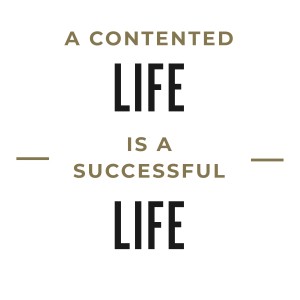 MS7 - A contented life is a successful life