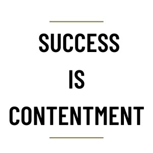 MS70 - Success is Contentment