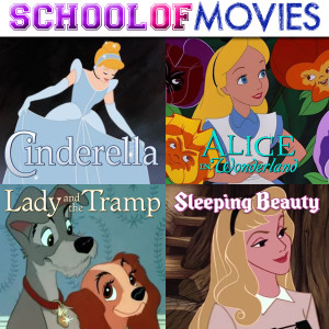 Cinderella / Alice in Wonderland / Peter Pan / Lady and the Tramp / Sleeping Beauty