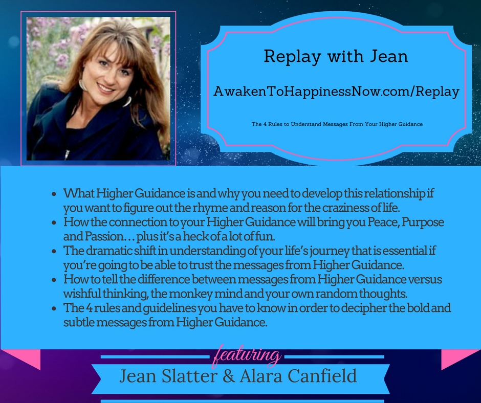The 4 Rules to Understand Messages from Your Higher Guidance with Jean Slatter