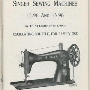 Sleeping Instructions - Singer Sewing Machine