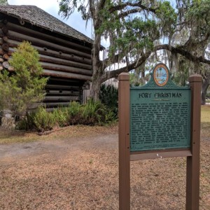 SW089 Merry Fort Christmas: Replica Seminole Wars Supply Depot Presents Key Logistics Link