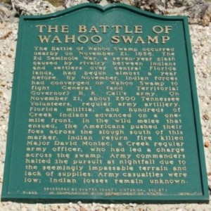 SW060 At Wahoo Swamp, Seminoles Continue to Frustrate Army Indian Removal Plans