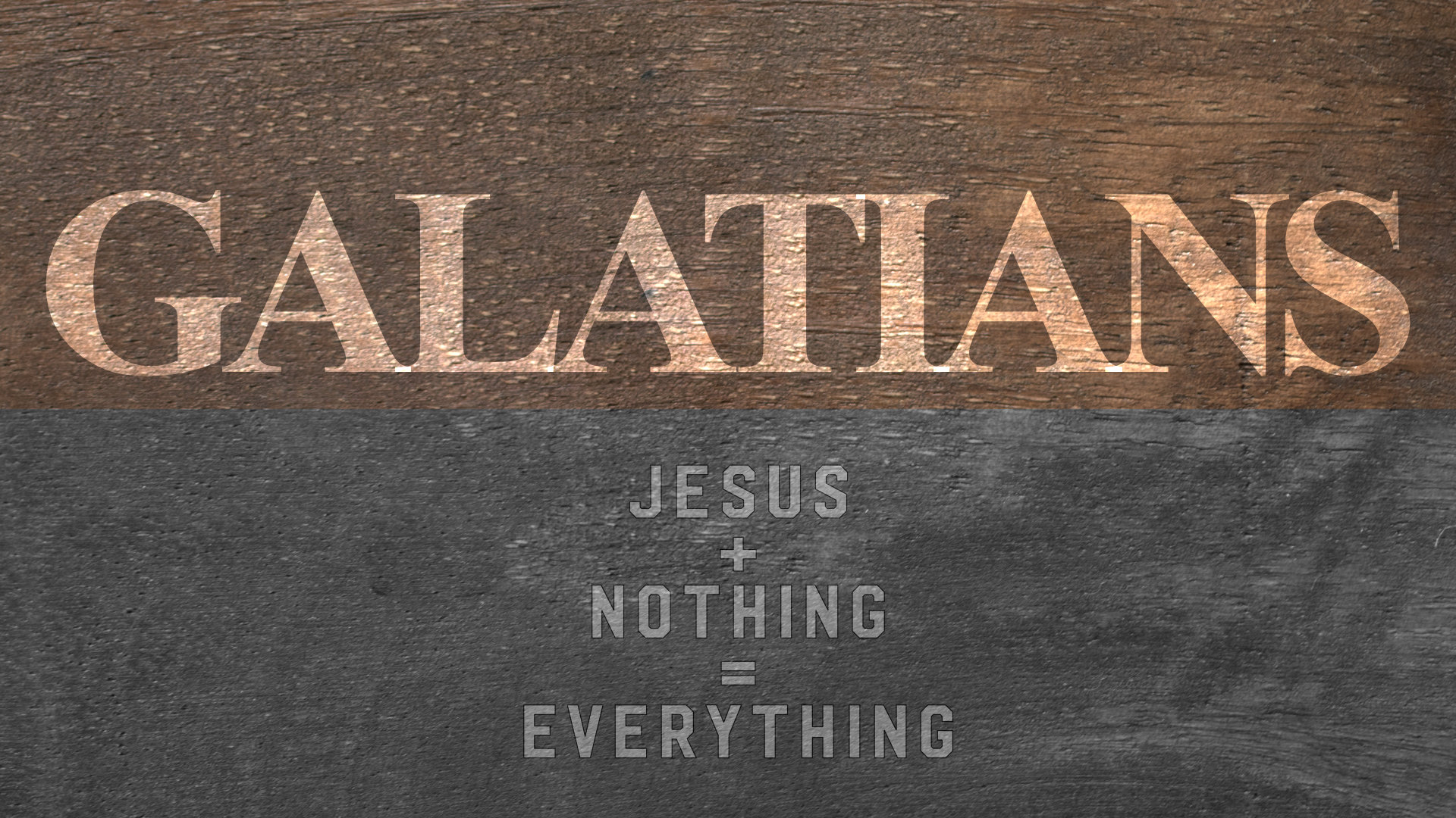 Galatians // 1:1-10 // 06.10.18