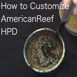 Customizing AmericanReef HPD - the best saltwater fish food on the planet